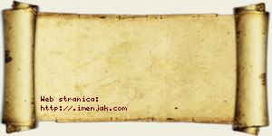 Jelisavka Miljojković vizit kartica